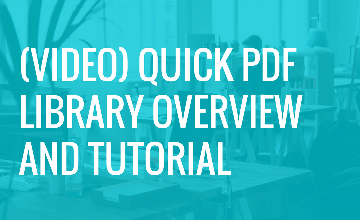 Quick PDF Library