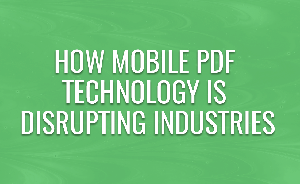 PDF in mobile environments