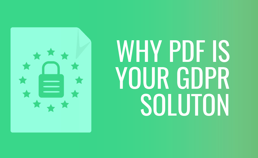 GDPR and PDF